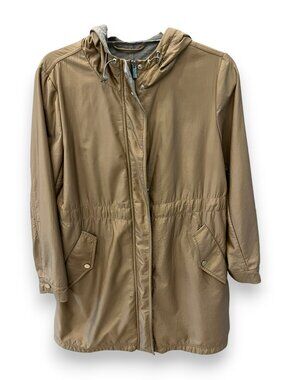 Marella Sport by MaxMara Tan Water-resistant Jacket with Grey Jersey Lining